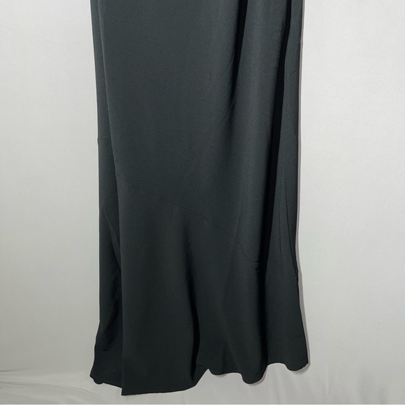 Banana Republic Asymmetrical Flounce Maxi Dress 4 petite 4p - Picture 8 of 13